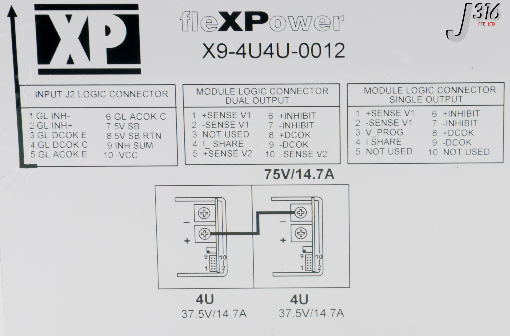 ボタン 27293 XP POWER PS, FLEXPOWER, 1140-01488, X9-XB0694, 102130-01 X9